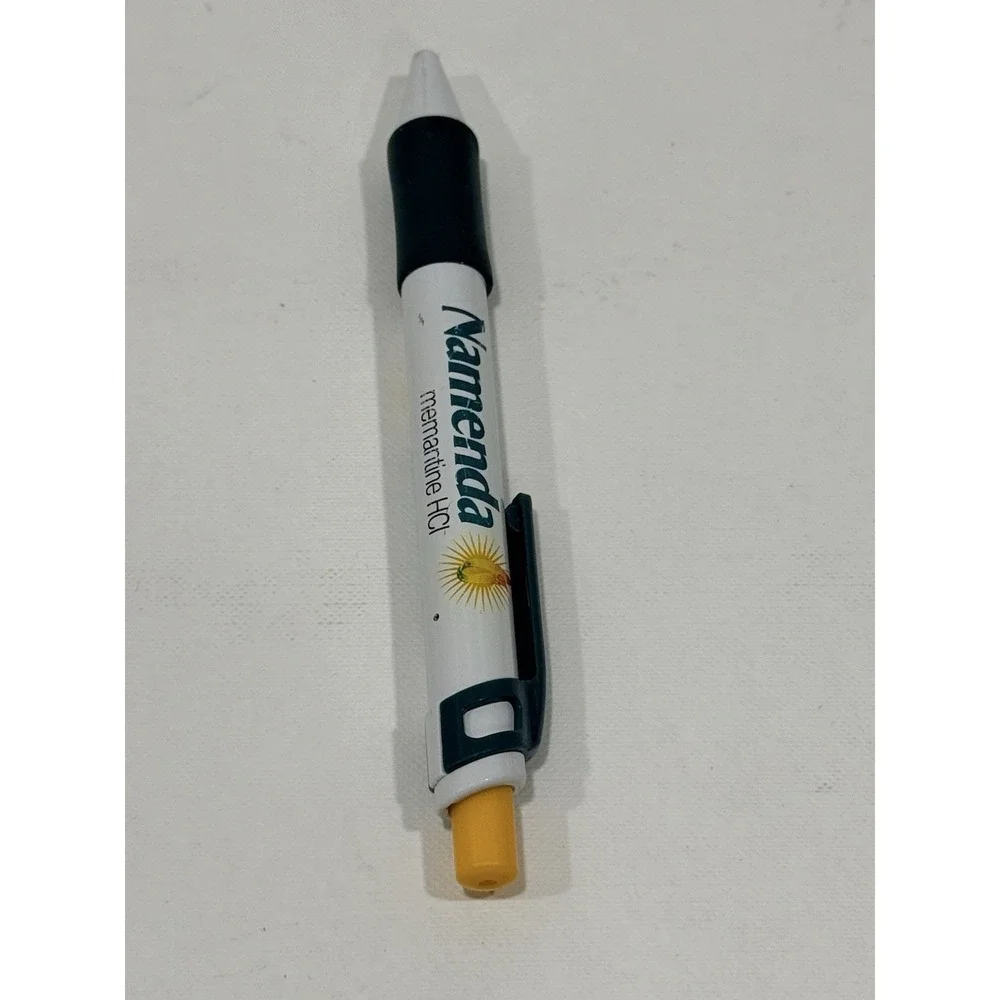 Namenda Memantine HCl Drug Rep Promotional Pen Pharmaceutical Ad Black Ink